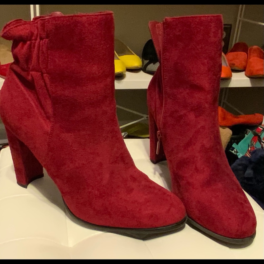 Suede Booties